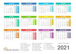 Kalender zum ausdrucken 2020 2021. Kalender 2021 Zum Ausdrucken Kostenlos