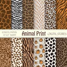 Animal Print Digital Paper Animal Print Giraffe Etsy Animal Print Digital Paper Animal Print Wallpaper