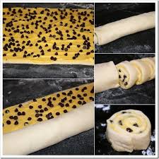 Escargots Creme Patissiere Pepites De Chocolat5 Cuisine Et Boissons Recettes De Cuisine Patissiere