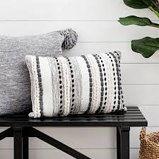 Gray Knots And Braids Wool Accent Pillow Kirklands Grey Throw Pillows Gray Accent Pillows Throw Pillows Living Room