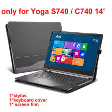 Lenovo yoga duet 2021 comes with a detachable keyboard that lets you use it in tablet mode as well. Case For Lenovo Yoga S740 C740 14 Inch Laptop Sleeve Detachable Notebook Cover Bag Protective Skin Keyboard Cover Film Gifts Laptop Bags Cases Aliexpress