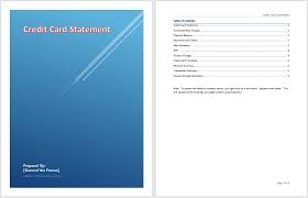 We offer complete range of documents & also we keep our templates updated for us, uk, canada, australia & also all other countries. Credit Card Statement Template My Word Templates