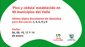 El pico y cédula busca principalmente evitar aglomeraciones. Expedido Decreto Transitorio De Orden Publico Para 40 Municipios Del Valle Que Regira A Partir De Este Miercoles