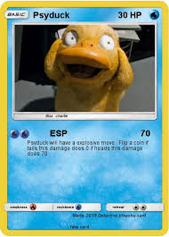 As psyduck gets stressed out, its headache gets progressively worse. Pokemon Psyduck 268
