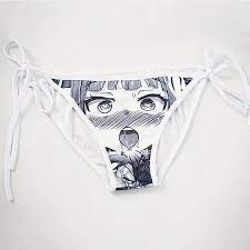 Girls Anime Ahegao Printed Underwear Sexy Side Tie Close Pantie Cotton  Briefs | eBay