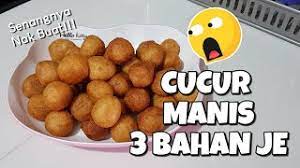 Cucur manis viral katanya kan. Cucur Manis 3 Bahan Je Mesti Cuba Youtube
