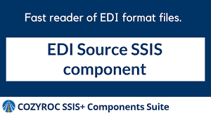 Fast reader of EDI format files. EDI Source SSIS component from COZYROC -  YouTube