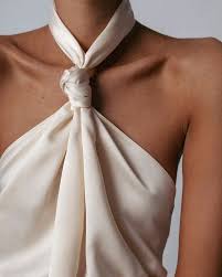 Dress With Knot Detail In Milk Namelazz Fashion Minimalist Fashion Fashion Looks