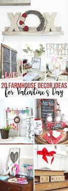 14 Modern Farmhouse Ideas For Valentine S Day Diy Valentines Decorations Valentine Decorations Farmhouse Valentine Decor