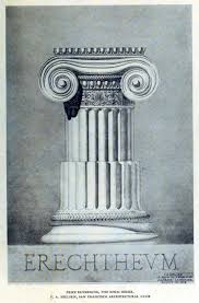 Drawing Of An Ideal Ionic Column 1928 Architecture History Architecture Drawing Architecture Sketch