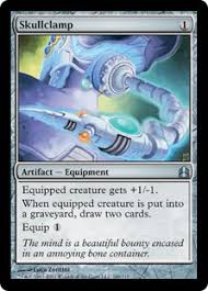 It is an intricate fantasy world of monsters and spellslinging, w. Why Is Skullclamp Banned Board Card Games Stack Exchange