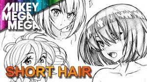 Poodesigns easy anime hairstyles youtube anime hairstyles. How To Draw Short Hair For Anime Manga Youtube