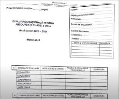 Cum se desfășoară evaluarea națională în 2021 în condiții de siguranță, pentru prevenirea covid. Simulare Evaluare NaÈ›ionalÄƒ 2021 Cum Trebuie CompletatÄƒ BroÈ™ura De Examen La MatematicÄƒ Video Stiriedu