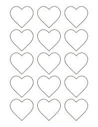 20 free printable heart templates patterns stencils