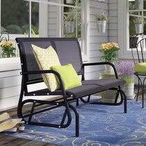 The sundale outdoor glider bench is the best option to purchase at this price range in terms of great design and luxurious look. Patio Rocking Chairs Gliders Wayfair