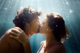 Image result for images lovers kiss summer moon