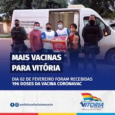 As vacinas são seguras e salvam vidas. Vitoria Do Mearim Recebe Mais Doses Para Vacinacao Contra A Covid 19