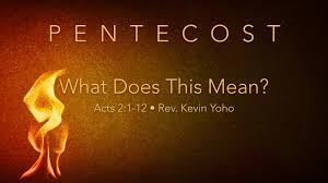 It symbolized the birth or beginning of the church. 2021 05 23 Pentecost Hybrid Worship Cold Spring Church