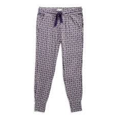 lounge pajama pants in lilac foulard