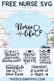 Download 6 Free Nurse Svg Cut Files PSD Mockup Templates