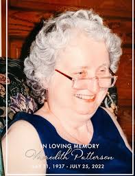 Obituary information for Meredith Ann (Campbell) Patterson