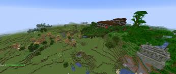 You spawn in a massive taiga . Mansion Jungle Temple Village All Together At Spawn Java 1 15 2 Minecraftseeds