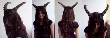 как сделать костюм на хэллоуин в домашних условиях видео Kak Sdelat Roga Malefisenty Demona Satira Ili Kozy Roga Makiyazh Na Hellouin Demony