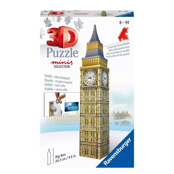 Ravensburger Puzzle 3D Minis Big Ben 54 Pcs 11246