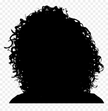 It is a very clean transparent background image and its resolution is 397x477 , please mark the image source when quoting it. Woman Transparent Curly Hair Silhouette Curly Hair Girl Silhouette Hd Png Download Vhv