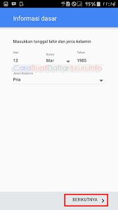 Akun email itu sendiri dapat kita miliki secara gratis ataupun berbayar, dan di artikel ini saya hanya membahas cara buat email gratisan. Contoh Buat Akun Google Play Store Baru Di Samsung Android