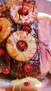 Ham With Pineapple And Brown Sugar Glaze I Heart Recipes Recipe Pineapple Ham Ham Glaze Recipe Baked Ham With Pineapple