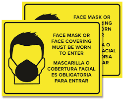 Please shower before entering pool sign 5515 extremely durable and weatherproof. Please Wear Your Facemask Signage Two 24 X 18 Signs