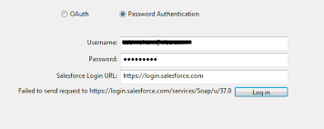 Data Loader Not Able To Login Dataloader V37 0 Salesforce Stack Exchange