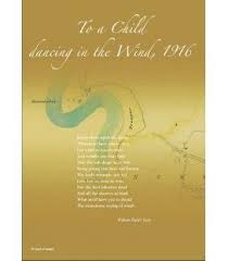 To A Child Dancing In The Wind By W B Yeats Kids Dance County Sligo Graphic Design
