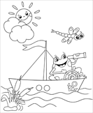 Draw an x on each picture that is subtracted. Coloring Pages For Kids Free And Printable Coloring Pages Turtle Diary