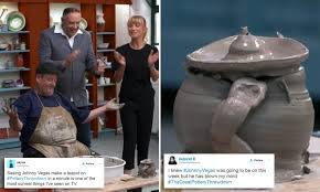 This autocue was obviously written for someone else and i've. Johnny Vegas Makes A Teapot In One Minute Daily Mail Online