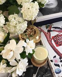 Suzieasthampton On Instagram Gardenias And My Fave Candle Candles Beautiful Flowers Gardenia