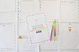 Pictures, keywords and reminders are all provided. Free Printable Easter Writing Prompts For Kids Picklebums
