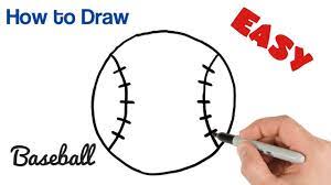Maybe you would like to learn more about one of these? How To Draw A Baseball Easy Ball Drawing For Beginners Youtube