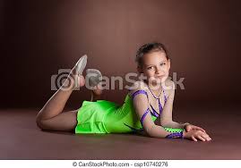 Very nice, some looked a bit young though, and it would be interesting to know how many were british, or do they only announce the nationality when they are are fat n drunk at the grand national race. Young Teen Girl In Green Gymnast Costume Posing On Brown Background Canstock