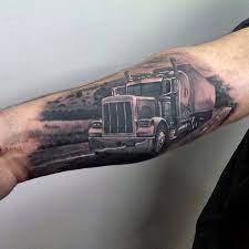Besides good quality brands, you'll also find plenty of discounts when you shop for truck tattoos during big sales. Realistic Inner Forearm Guys 3d Semi Truck Tattoo Design Ideas Popularsleevetattos Tatuaje De Camion Tatuajes De Coche Tatuajes De Peluqueria