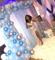 Stick the first two sheets on the cabinet doors and the third on the top of the cabinets with scotch tape. Small Living Room Decorating Ideas On A Budget Decorating Small Spaces Cheap Decorating A One Boy Baby Shower Themes Baby Shower Themes Baby Shower Winter