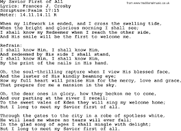 Pin By Louise Gedeon On Praises And Songs Scripture Lyrics Savior