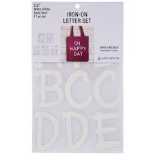 Find the best wood letters from hobbylobby.com. White Glitter Iron On Applique Alphabet Hobby Lobby 80985127