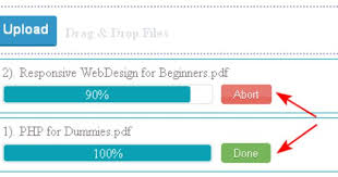 Drag And Drop Jquery Multiple File Upload Using Ajax Php With Progress Bar Jquery Progress Bar Php