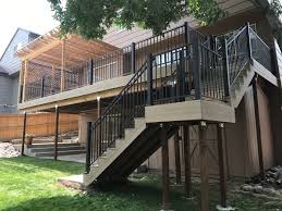 Our bolt together aluminum stairs are easy to assemble and install. Stairs Denver Deck Builders