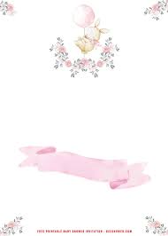 This means that you fold an 8 1/2 sheet of paper in half and fold again to create a. Free Printable Little Bunny Baby Shower Invitation Templates Free Printable Baby Shower Invitations Templates