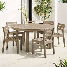 Here at trade tested, we offer a wide range of outdoor furniture sets, including chairs, chair sets, table and chair sets, and individual tables. Portside Outdoor 60 Round Dining Table Solid Wood Chairs Set