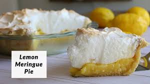 How To Make A Lemon Meringue Pie Recipe Youtube