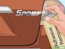 Once you've removed all that stubborn adhesive, you're done. How To Remove Emblems From Cars 14 Steps With Pictures